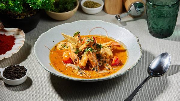 Tigaie picantă de creveți